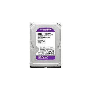 Disco rígido SATA3 4TB WD WD44PURZ Purple 5400 Surv(Gar BR)