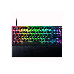 Teclado Gamer Analógico Razer Huntsman V3 Pro Tenkeyless RGB USB Inglês - Preto RZ03-04980200-R3U1