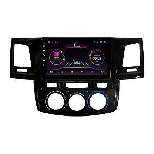 Multimídia Hetzer H-PRO 4G Android 14 9" Toyota Hilux 2012/15 (S/Canbus) (Ar Analógico)