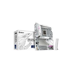 Placa Mãe 1851 Gigabyte B860 Aorus Elite WIFI7 Ice DDR5 White