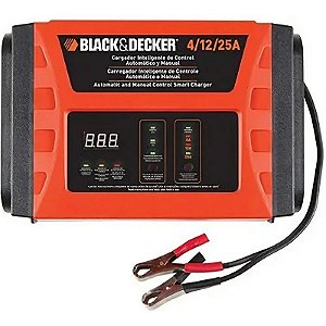 Carregador de Bateria portátil Black+Decker BC25-AR 25A