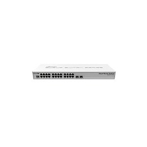 Roteador Switch Mikrotik Cloud CRS326-24G-2S+RM L5