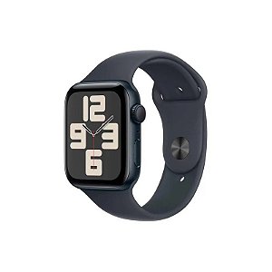 Relógio Apple Watch Se 2 MXEJ3LL/A Caixa Alumínio 44MM Meia-Noite Esportiva Meia-Noite s/M