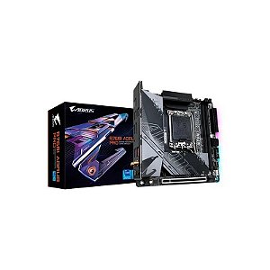 Placa-mãe Gigabyte B760I Aorus Pro DDR5/ Wifi/ HDMI/ DP/ USB-C/ USB3.2 MB 1700
