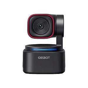 Câmera Web Obsbot Tiny 3 Lite Ia PTZ 4K - Preto/Vermelho (OWB-2410-Ce)
