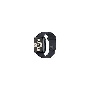 Relógio Apple Watch SE2 MXEJ3LL/A 44MM / s-M / GPS / Pulseira Esportiva de Alumínio - Meia-Noite