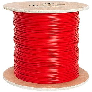 Cabo Blindado para Alarme Sensalert SNS-CFP-SH16/2TR Vermelho