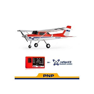 Avião FMS Ranger Ep V2 1220MM PNP Reflex V3 Vermelho FMS147PRD-REFV3
