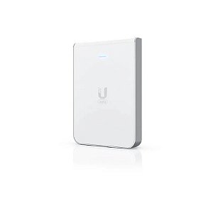 Ponto de Acesso Ubiquiti U6-IW UniFi AC WiFi 6 4x4 MIMO 2,4/5,0 GHz PoE 300+ Clientes