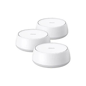 Kit de Roteador TP-Link Deco BE22 Wi-Fi banda dupla BE3600 5 GHZ 2882 MBPS - Branco (3 Peças)