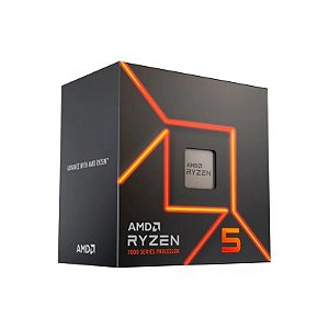 Processador AMD AM5 Ryzen R5 7600 Box 32MB 3.8GHz com Cooler 100-100001015BO X