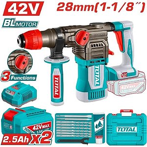Martelo Rotativo Total sem Fio 42V - TRHLI422882 (2 baterias) 220V-50/60Hz