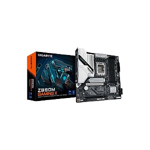 Placa Mãe Gigabyte Z890M Gaming X DDR5 Socket LGA 1851 Chipset Intel Z890 Micro ATX