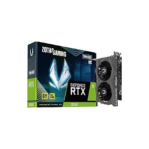 Placa de Vídeo Zotac Twin Edge Oc Nvidia Geforce RTX-3050 6GB GDDR6 - ZT-A30510H-10L