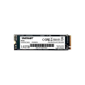 SSD M.2 1920GB Patriot P310 Nvme P310P192TM28 GEN3