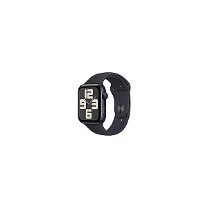 Relógio Apple Watch SE2 MXEK3LL/A 44MM / M-L / GPS / Pulseira Esportiva Alumínio - Meia-Noite