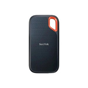 Disco SSD Externo 1TB Sandisk Extreme SDSSDE61-1T00-G25 Portátil USB-C - Preto/Vermelho