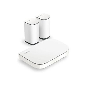 Kit Roteador Linksys LN11011202 Micro Mesh Wi-Fi 6 AX3000 3 Unidades + 2 Nós Multi-Gig
