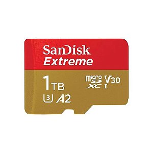Cartão de Memória Sandisk Micro SDXC Extreme 1TB 190MB/s - SDSQXAV-1T00-GN6MA 190MB/s