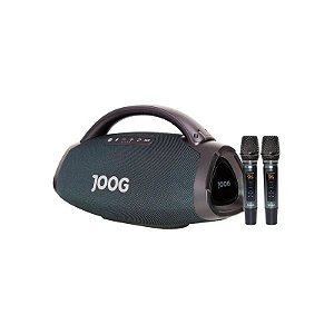 Caixa de Som Joog One Hifi JOF-01 com 2 Microfones + Controle 200W IP67 - Preto