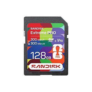 Cartão de Memória SD Sandisk Extreme Pro 128GB 300MB/s - SDSDXDM-128G-GN4IH