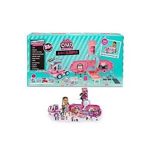Kit Glamper 4 em 1 com 55 Peças Metalizado