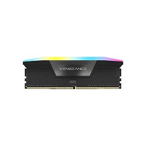 Memória RAM DDR5 Corsair 5600 MHz 16 GB Vengeance RGB (1X16) - Preto (CMH16GX5M1B5600C40)