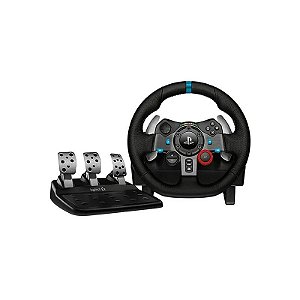 Volante Logitech Driving Force G29 941000111PD para Playstation/PC Bivolt - Preto