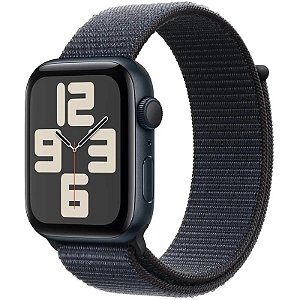 Relógio Apple Watch SE 2 (GPS) Caixa Alumínio Meia-Noite 44mm Pulseira Sport Loop Tinta MXEP3LL