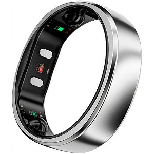 Anel Inteligente Smart RingConn Gen 2 Air Bluetooth Tamanho 9 - Prata Galáxia
