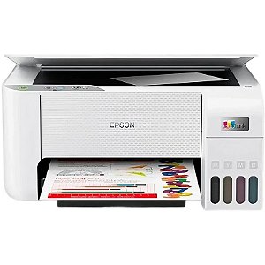 Impressora Epson EcoTank L3206 3 em 1 WiFi Bivolt Branca