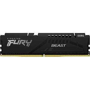 Memória Kingston Fury Beast 16GB DDR5 5200MHz CL40 KF552C40BB-16