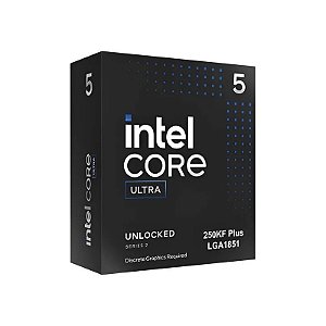Processador Cpu Intel Core Ultra 5-250KF Plus 5.3 GHZ LGA 1851 30 MB