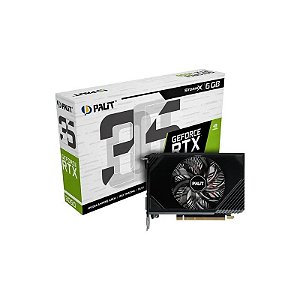 Placa de Vídeo Palit Stormx Nvidia Geforce RTX 3050 6GB GDDR6 - NE63050018JE-1072F