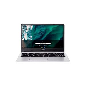 Notebook Acer Chromebook 315 Intel Celeron N6000 4GB Ram 128GB eMMC Tela 15.6" Full HD ChromeOS Prata - CB315-4H-P8FZ