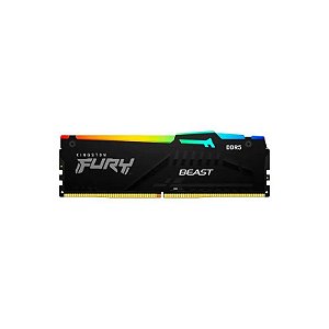 Memória Ram Kingston Fury Beast RGB 16GB DDR5 6000 MHZ - KF560C36BBE2A-16
