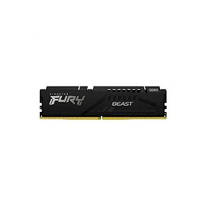 Memória Kingston Fury Beast, DDR5 16GB (1X16GB), 6800MHZ, KF568C34BB-16, Preto