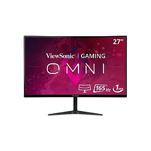 Monitor Gamer 27" Curvo Viewsonic VX2718-2KPC-MHD 165Hz Preto
