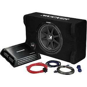 Subwoofer Kicker de 10 polegadas 49KKPDF212 - 500 Watts