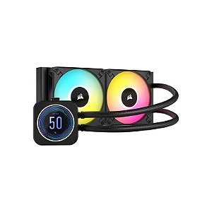 Cooler Líquido para CPU Corsair iCUE H100i Elite LCD XT 240 mm PWM - Preto (CW-9060074-WW)
