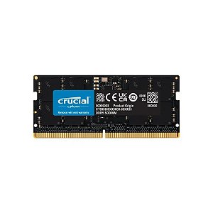 Memória RAM DDR5 So-DIMM Crucial 4800 MHZ 16 GB CT16G48C40S5