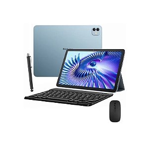 Tablet Blackview Link 8 256GB/6GB Ram de 12,7" 16+2MP/13MP + Teclado Inglês + Capinha Azul