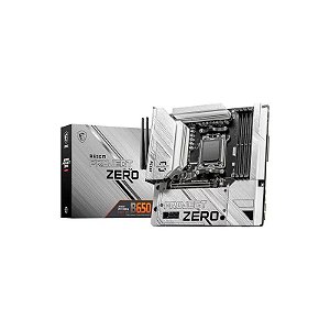 Placa Mãe MSI B650M Project Zero DDR5 Socket AMD AM5 Chipset B650 Micro ATX