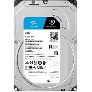 Disco Rígido Interno Seagate 3.5" Skyhawk Vigilância 6TB SATA 6.0Gb/s - ST6000VX009