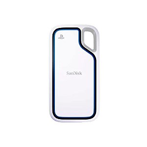 Disco de Estado Sólido Externo Sandisk Extreme Portátil PS5 USB-C 3.2 1TB Branco - SDSSDE62P-1T00-G25