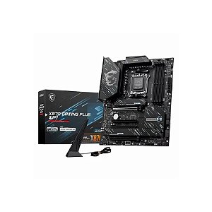 Placa Mãe MSI X870 Gaming Plus Wifi 4 x DDR5 Socket AM5 Chipset AMD X870 ATX