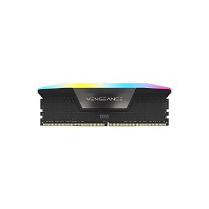 Memória RAM Corsair Vengeance RGB 16GB DDR5 5200MHZ - CMH16GX5M1B5200C40