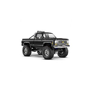 Carro Traxxas 1/18 TRX-4 Cheyenne 79 K10 Crawler RTR TQ PRETO 97064-1