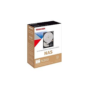Disco Rígido Interno Toshiba Nas N300 8TB 3,5" 7200RPM