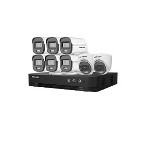 Kit DVR Hikvision 08CH KIT-7208HGHI-8CAM/CV